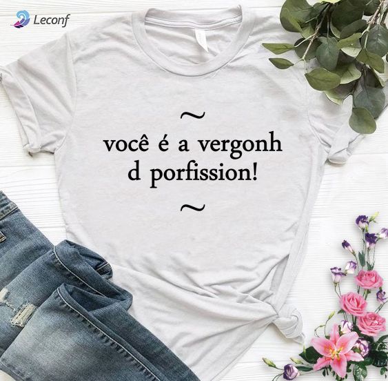 Camiseta Jacquin Vergonha Da Profissão